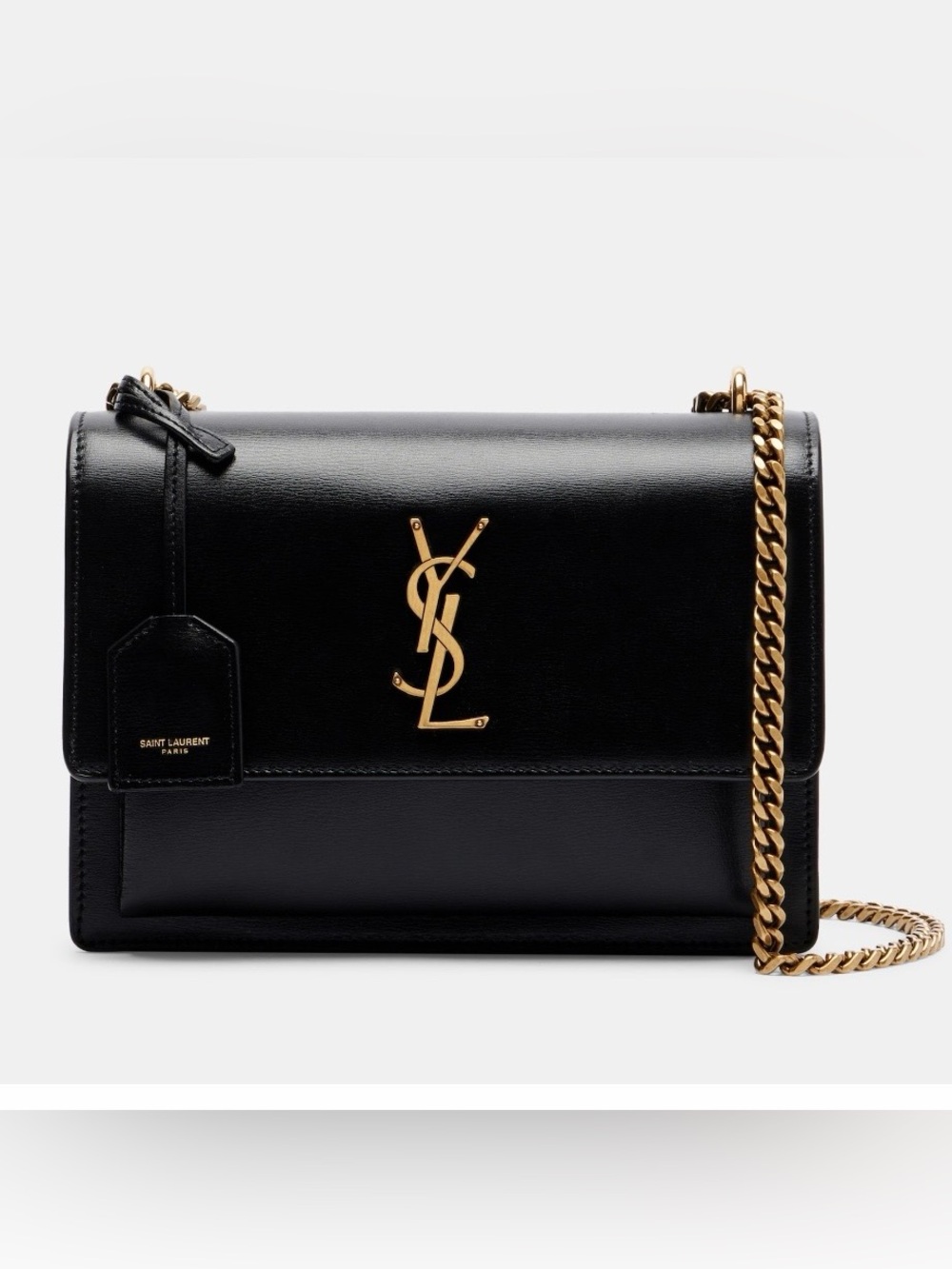 SAINT LAUTENT Sunset medium monogram shoulder chain bag
